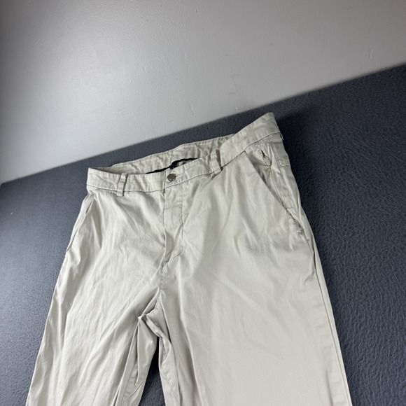Lululemon Pants Men's 34x33 Beige Commission Slim Fit Swift Cotton Performance* - Picture 1 of 14